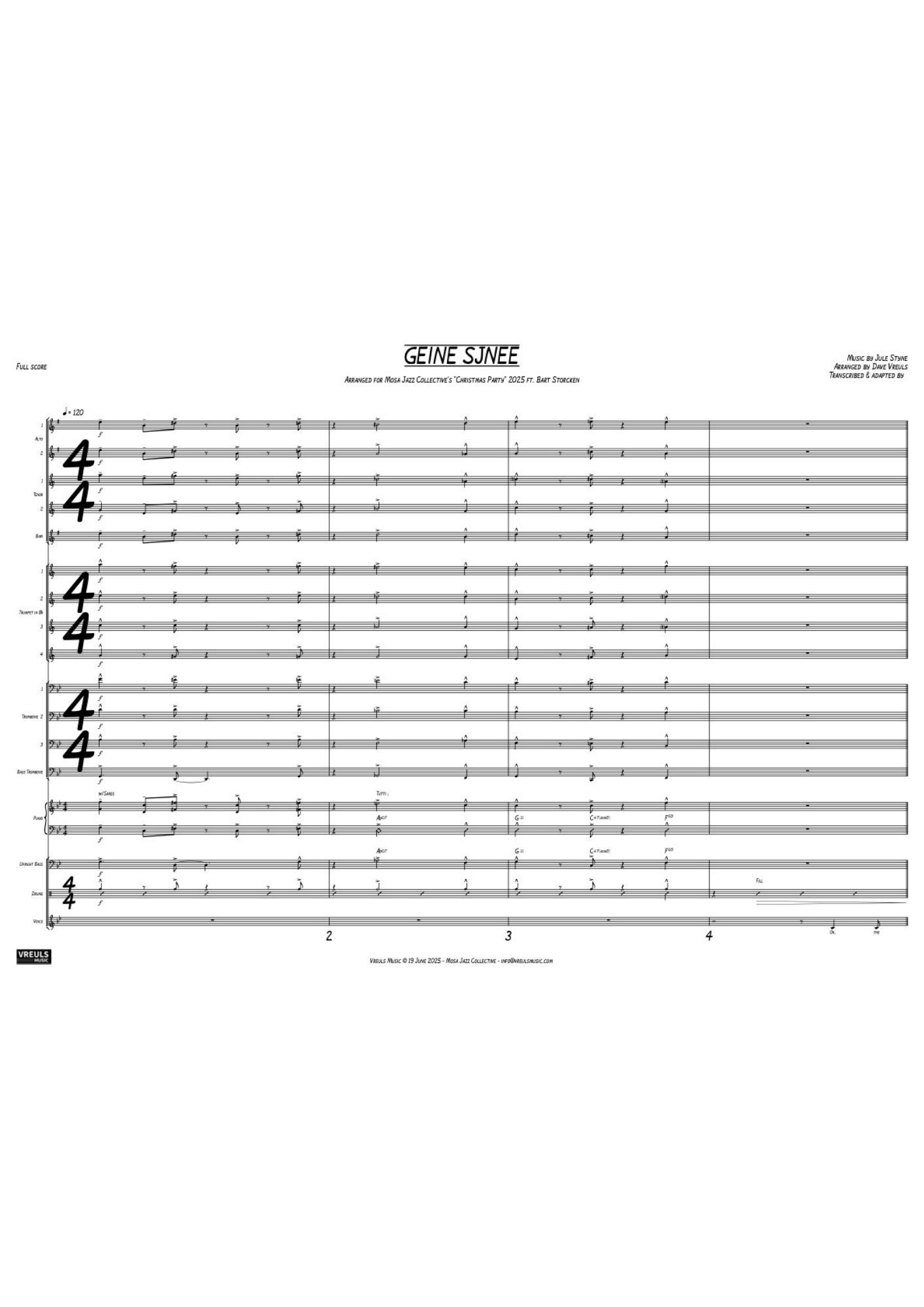 GEINE SJNEE - Big Band (5-4-4)