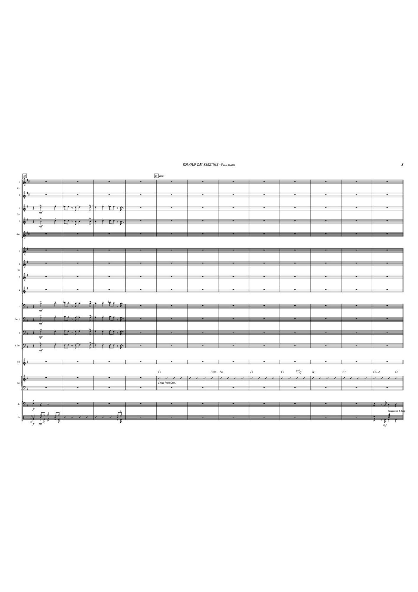 ICH HAUP DAT KERSTMIS - Big Band (5-4-4)