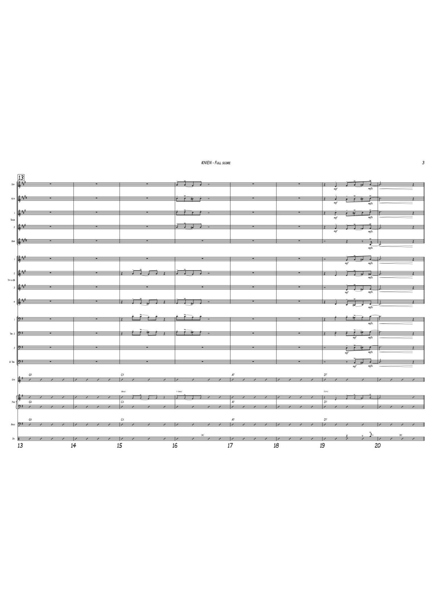 KNIEN - Big Band (5-4-4)