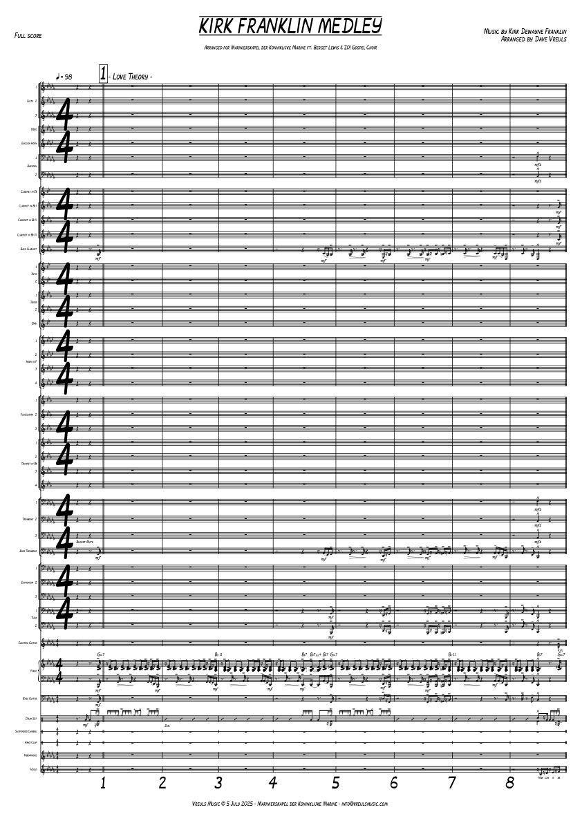 KIRK FRANKLIN MEDLEY - Windband + Gospel Choir