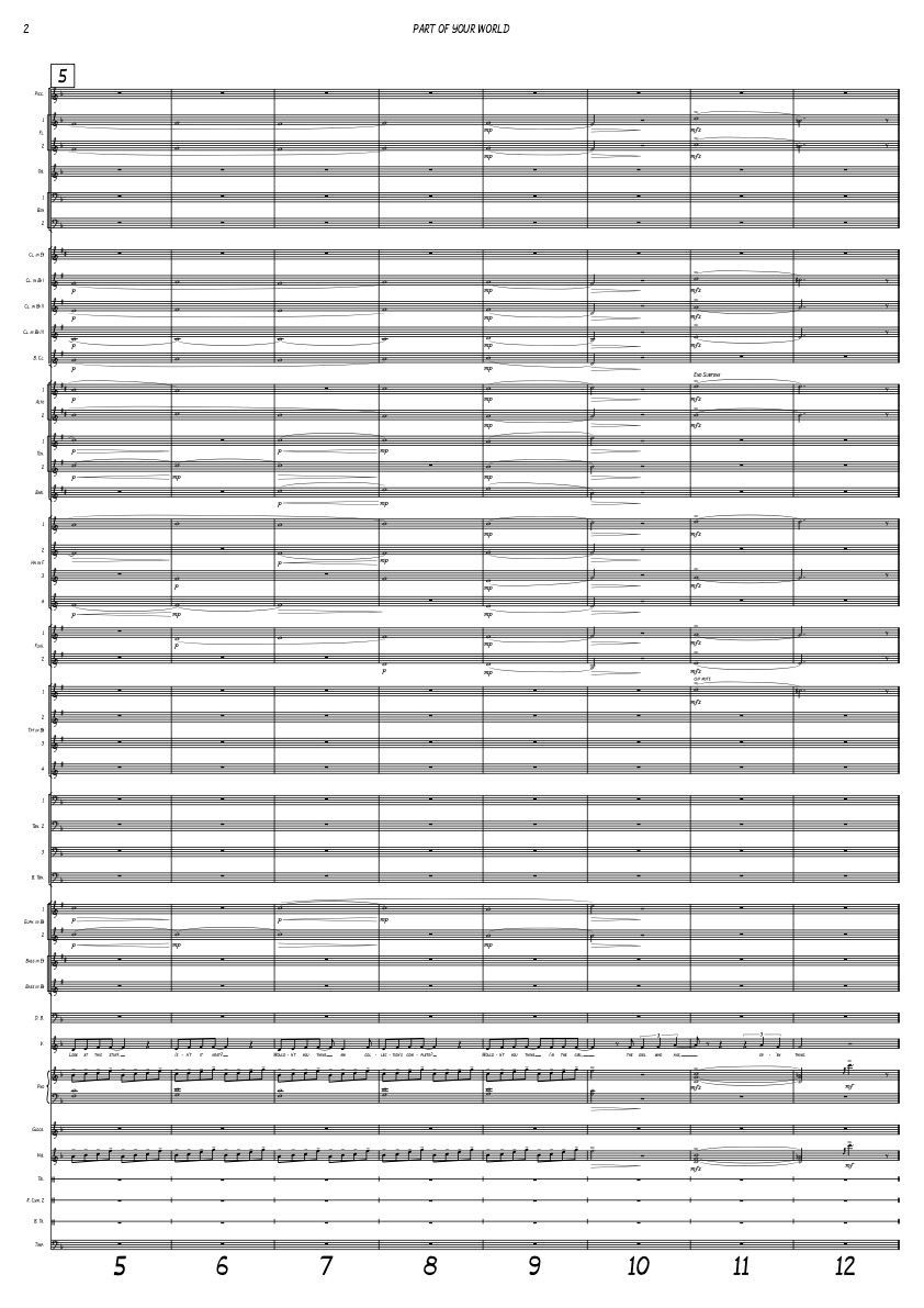 PART OF YOUR WORLD - Windband + Female Vocal