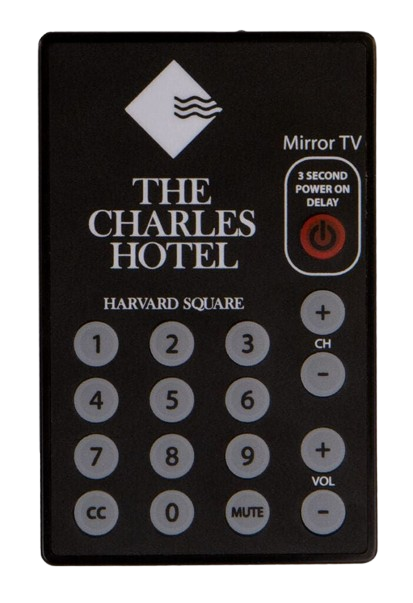 Black remote control for