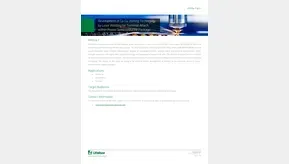 Email newsletter: green banner, text, and logos.