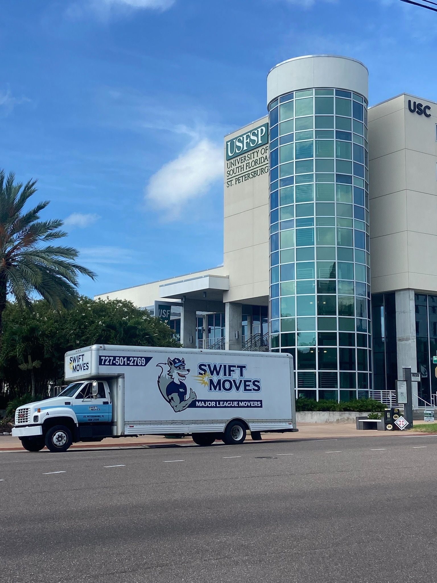 Swift Moves Large Trailer Truck