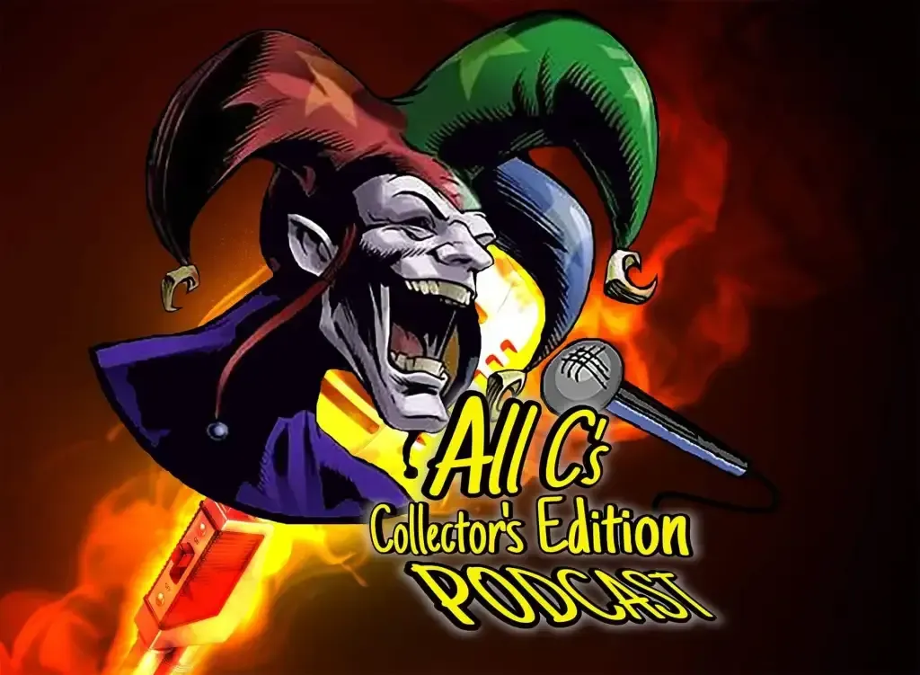 A Cartoon Of A Jester With The Words Collector 'S Edition Podcast Below It — Aurora, CO — All C's Collectibles