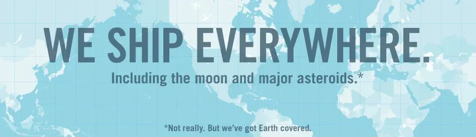 worldwide shipping