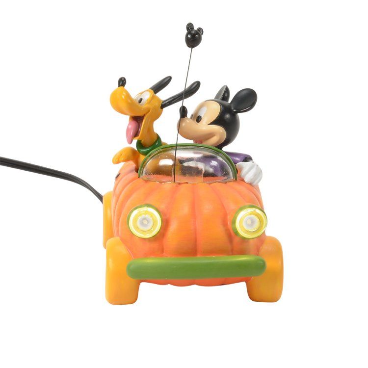 Mickey & Pluto in Pimpkin Car - Disney Village by D56 6013683  Pre order