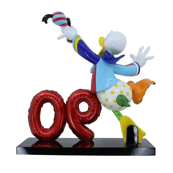 Donald Duck-beeldje met 