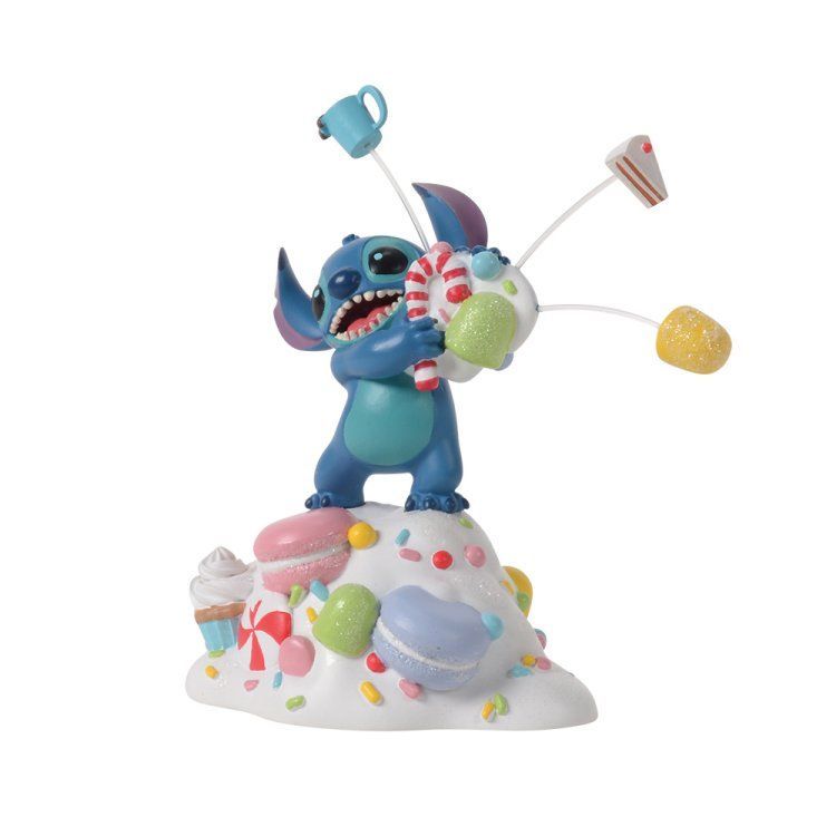 Stitch Orders It All Figurine - Disney Village by D56 6018367 pre order