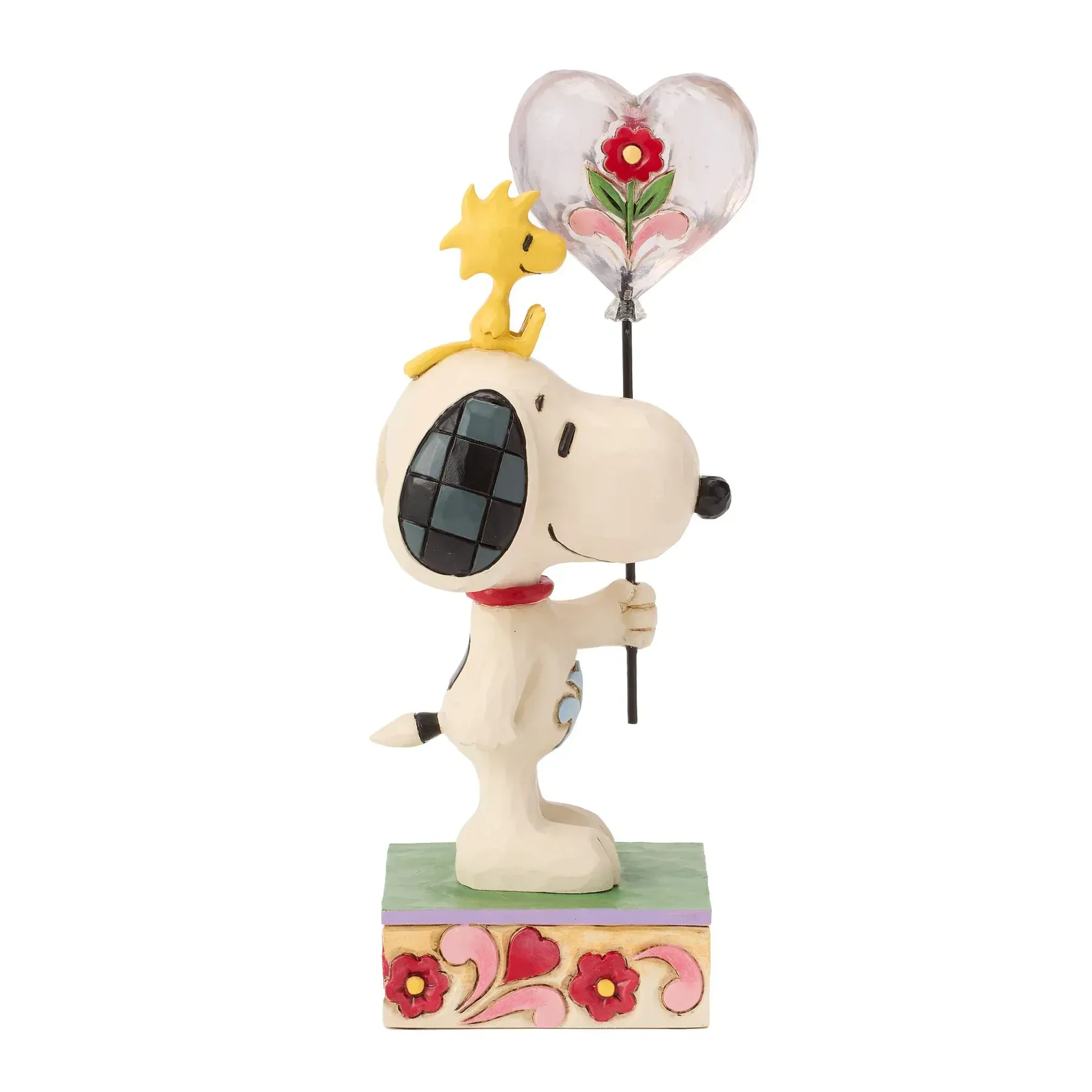 Snoopy Heart Balloon Figurine -