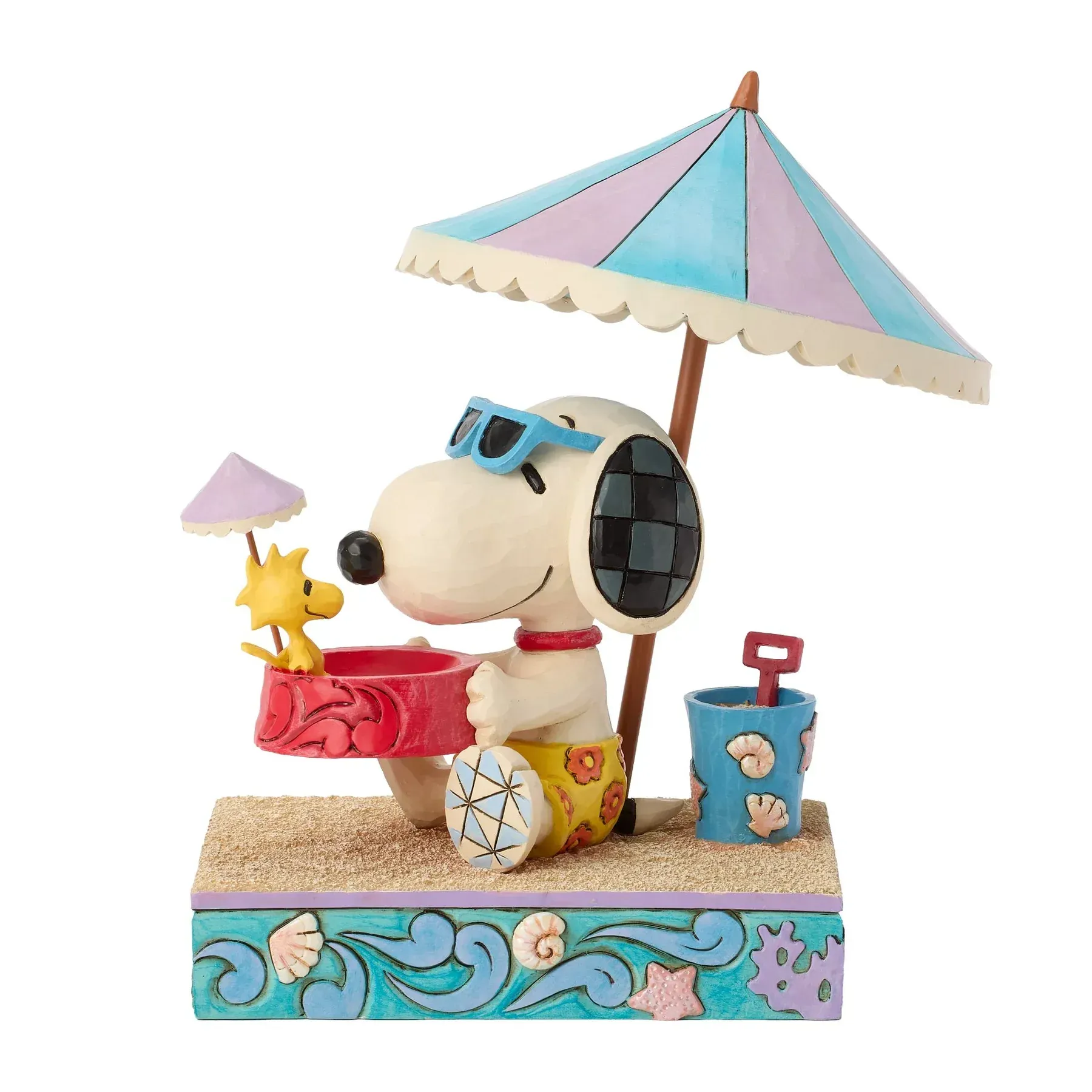 Snoopy At Beach Figurine -