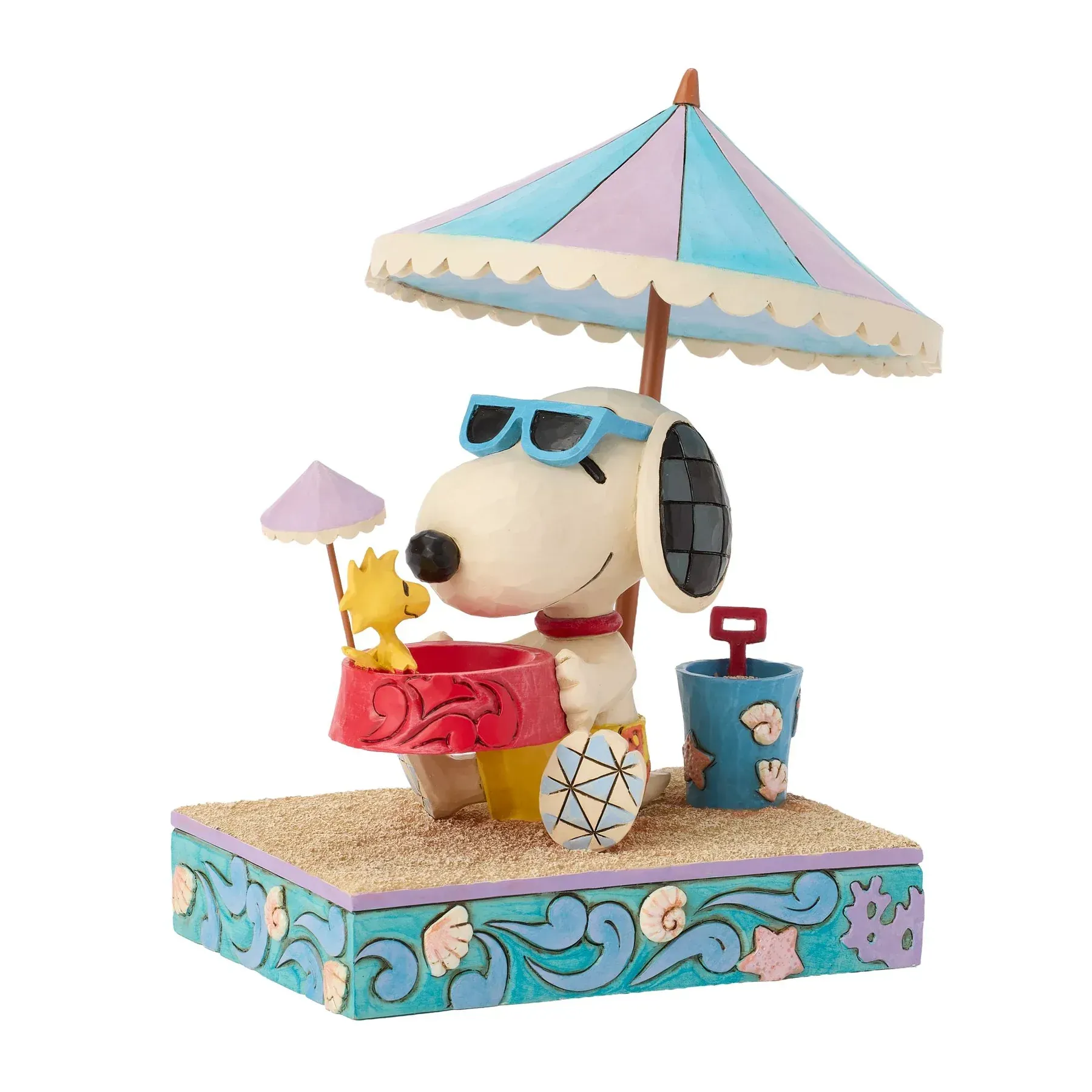 Snoopy At Beach Figurine -