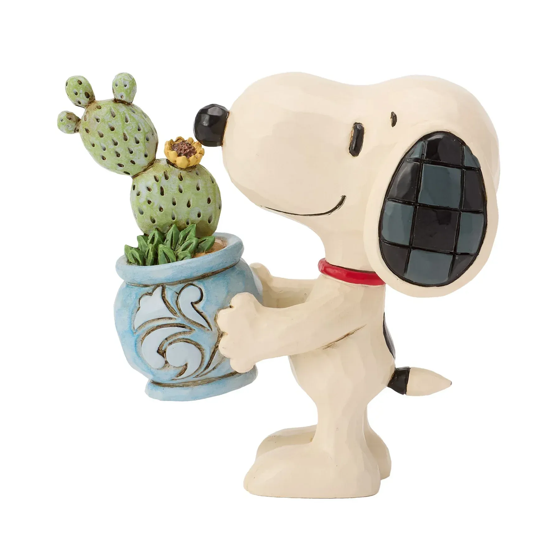 Snoopy With Plant Figurine 6019600