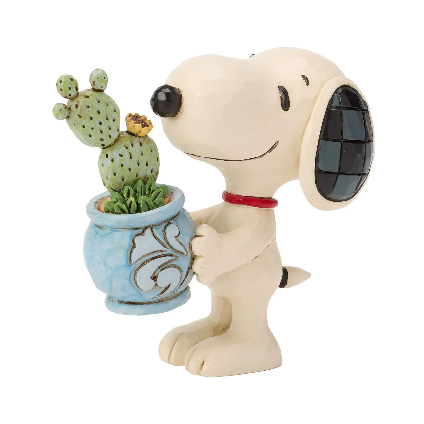 Snoopy With Plant Figurine 6019600