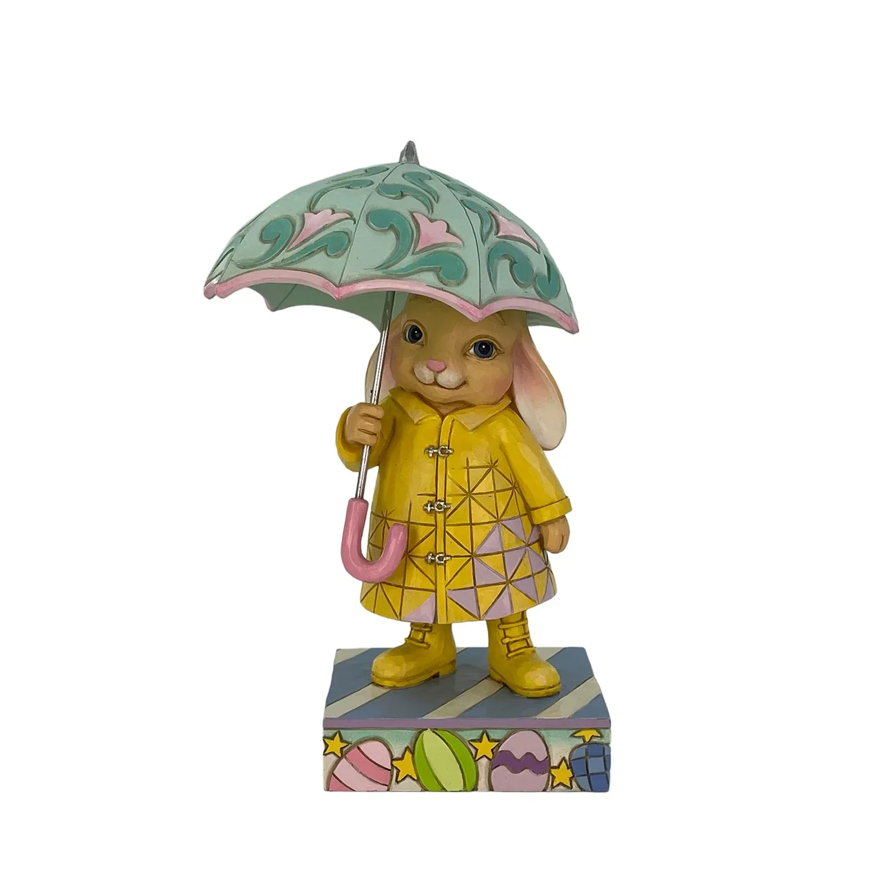 Easter Bunny with Umbrella Figurine -