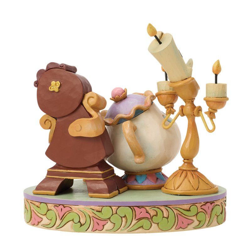Beeldje van Cogsworth, Mrs. Potts en Lumière uit