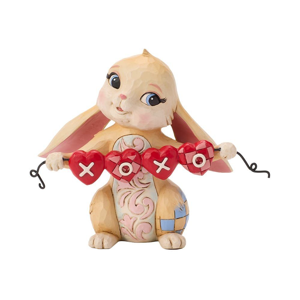 Bunny with Garland Figurine -