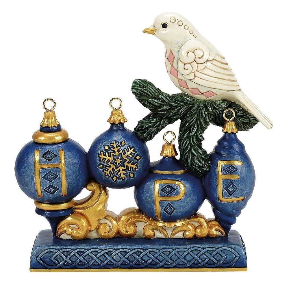 Blauwe ornamenten met