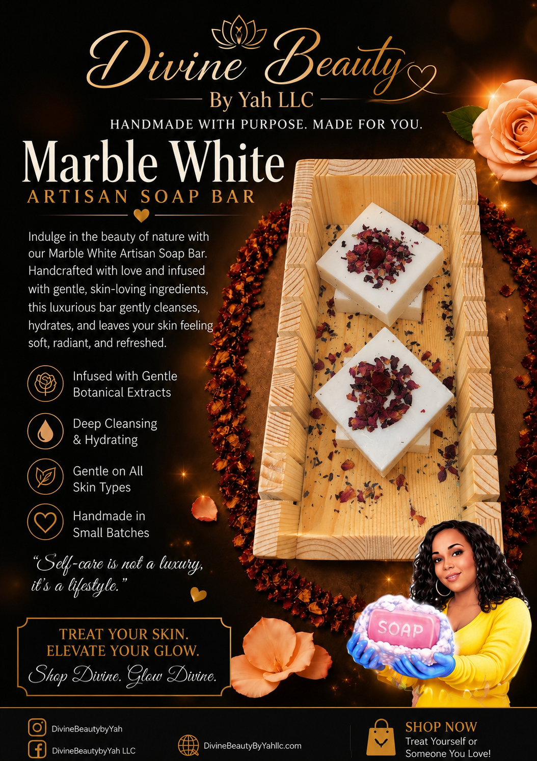 Marble White Soap Bar