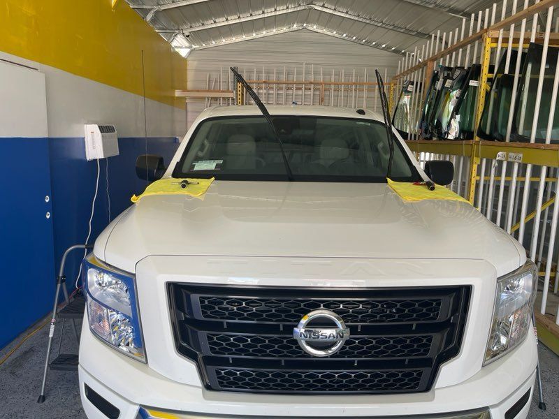 White Pick Up Truck — Sacramento, CA — Low Cost Auto Glass & Window Tinting