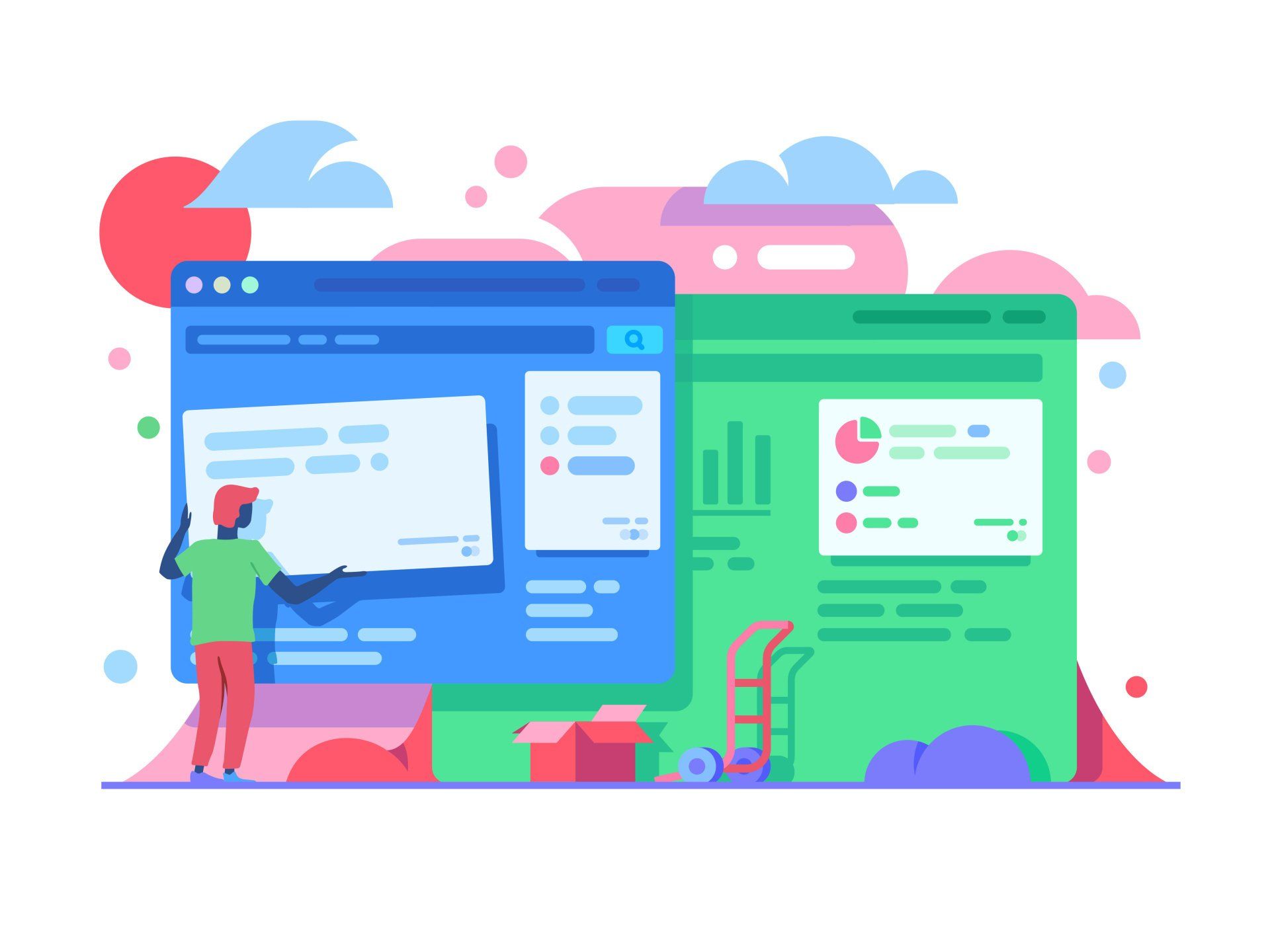 improving - website development