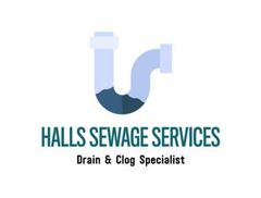 Halls Sewage Service logo for plumbing services