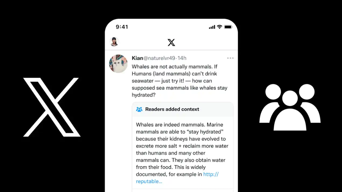 x community notes with AI