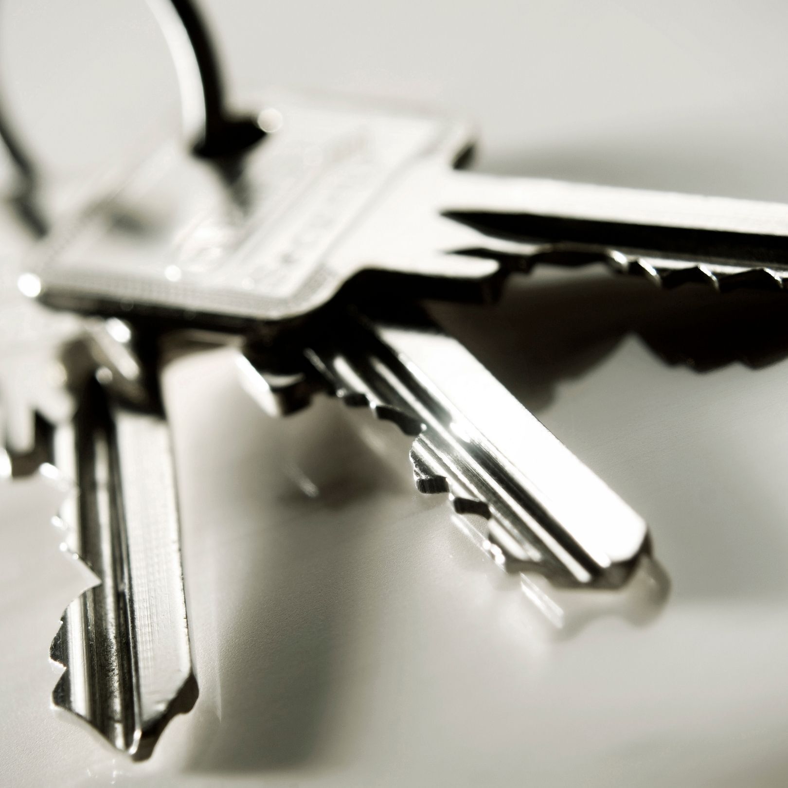 set of silver keys