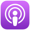 A purple app icon with a white circle around a person.