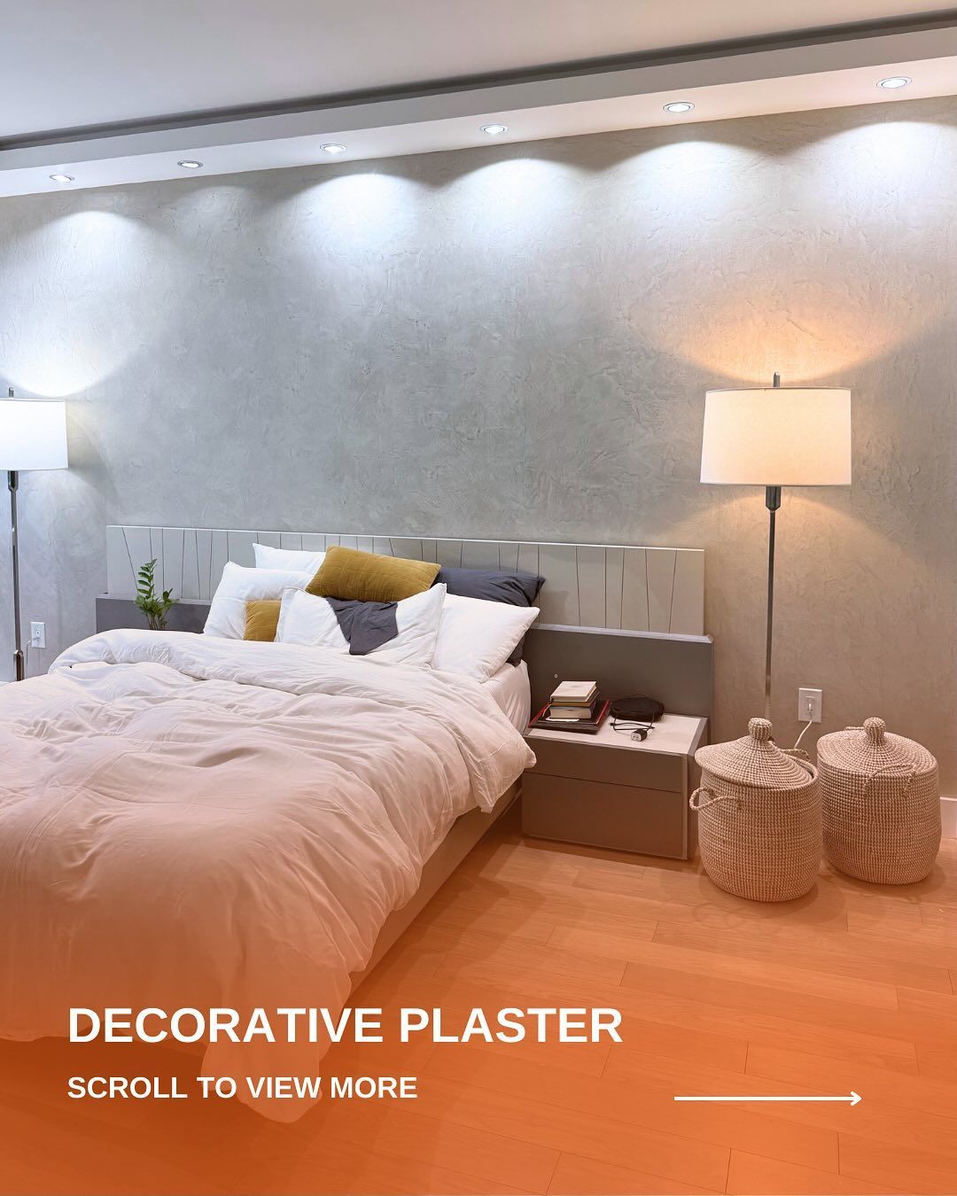 Recessed ceiling lighting installation with smooth drywall finish in modern interior – Fixer Groups LLC