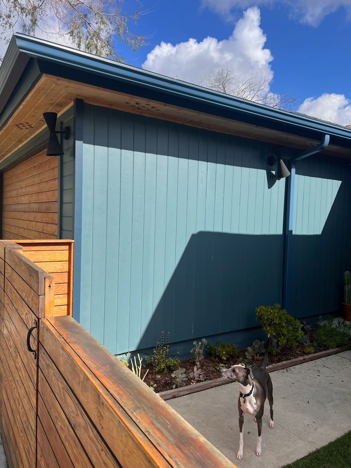 blue gutters