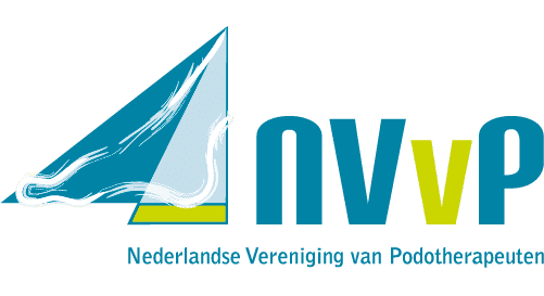 A logo for nederlandse vereniging van podotherapeuten