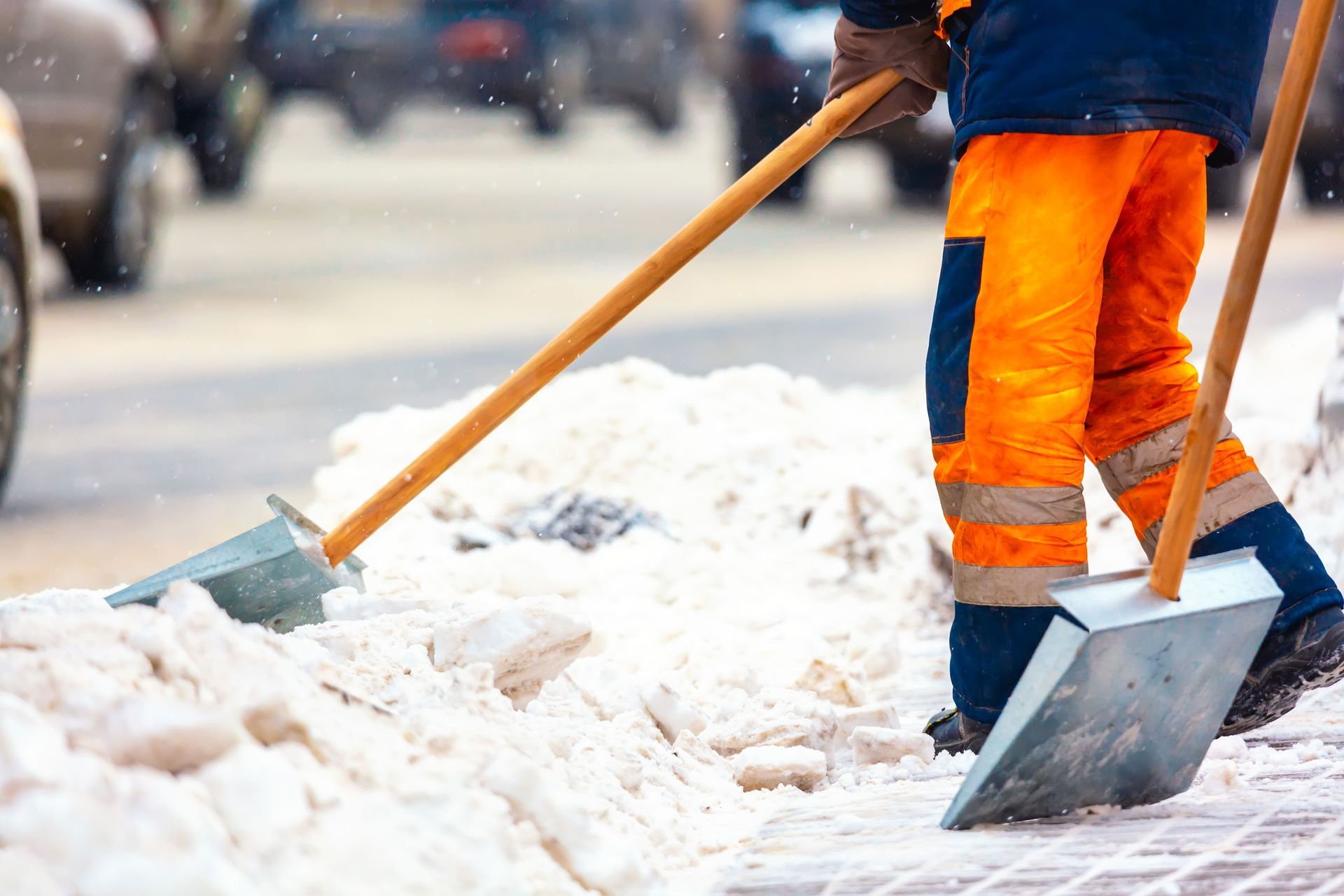 Snow shoveling
