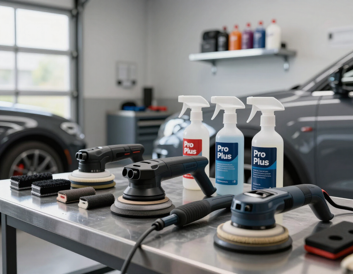 Productos para el detallado de automóviles y herramientas