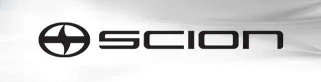 Scion logo in black on a white background