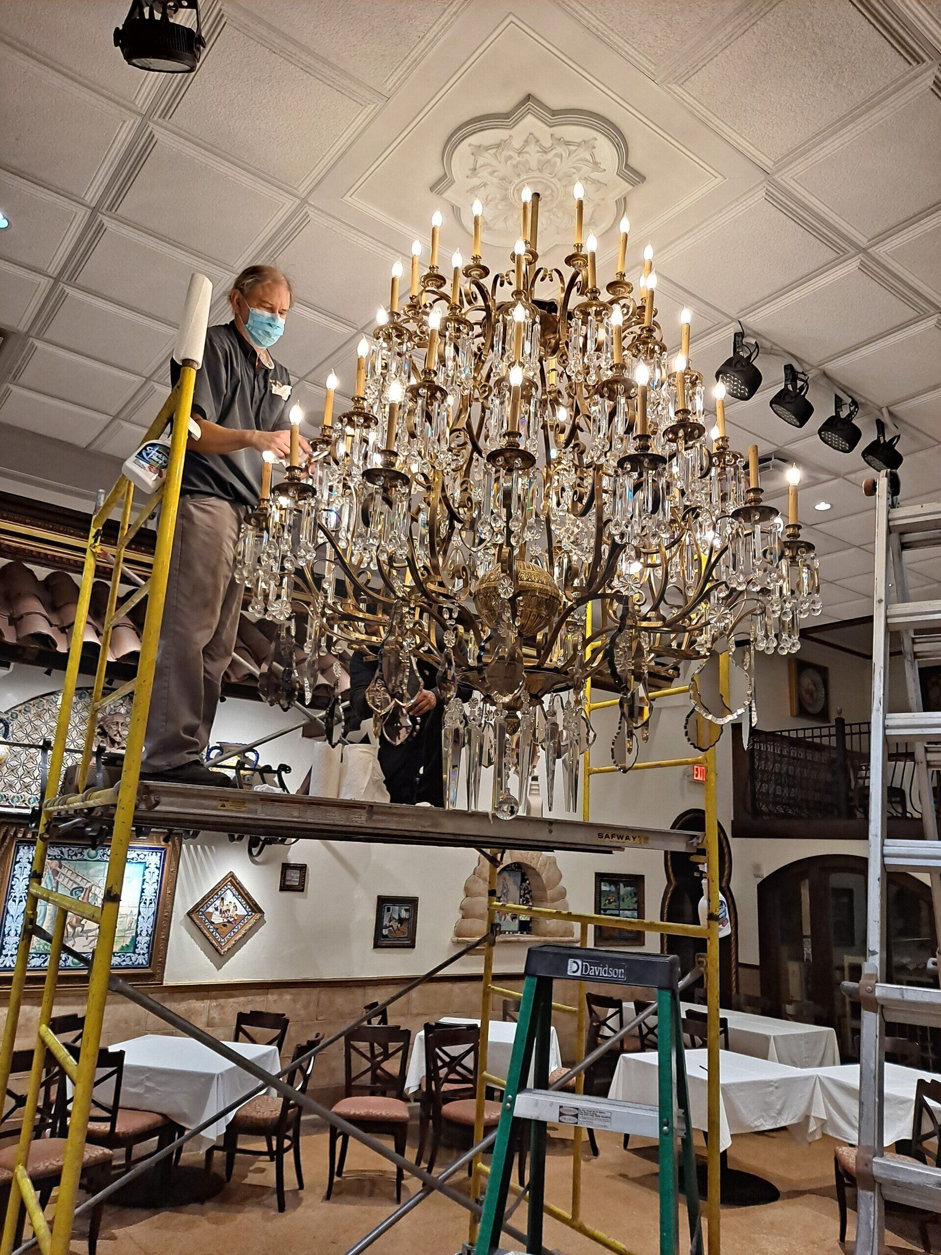Elegant Chandelier — Plant City, FL — Chandelier Cleaning