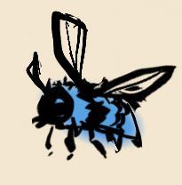 Blue bee