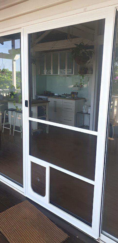 A White Screen Door — North Coast Screens & Repairs in Ballina, NSW