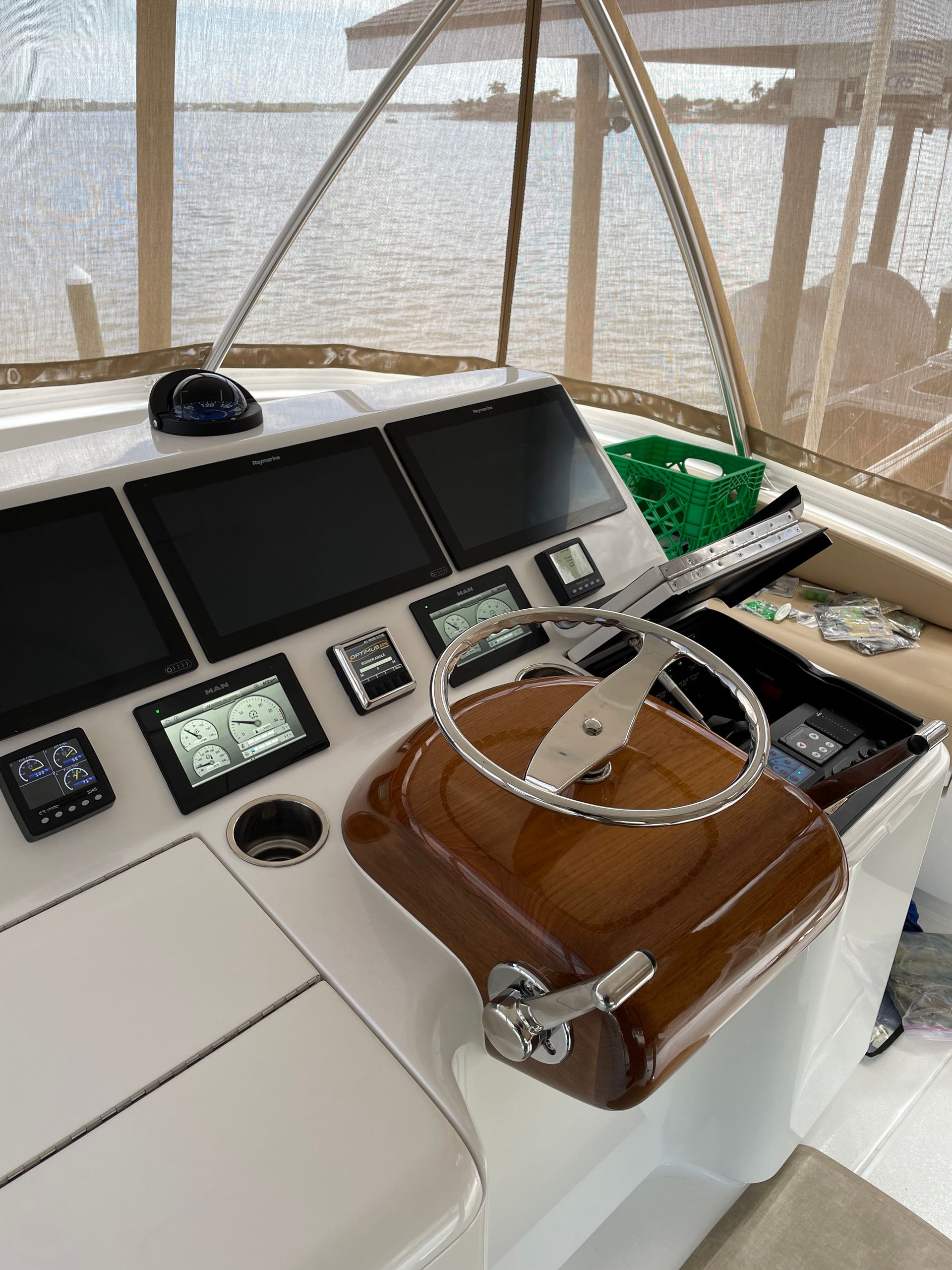Boat Steering Wheel and Controls — Palm Harbor, FL — Ozona Dive Service
