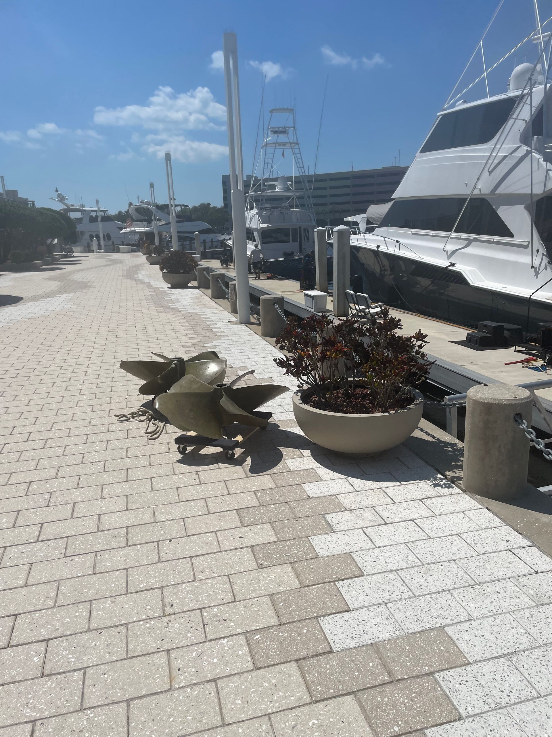Propellers Removed from the Boat — Palm Harbor, FL — Ozona Dive Service
