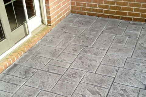 concrete patio