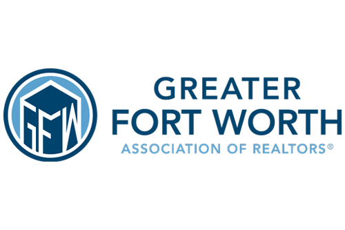 The logo for the greater fort worth association of realtors.