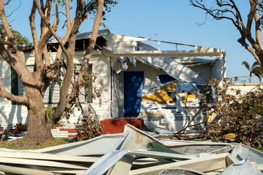 damaged home exterior