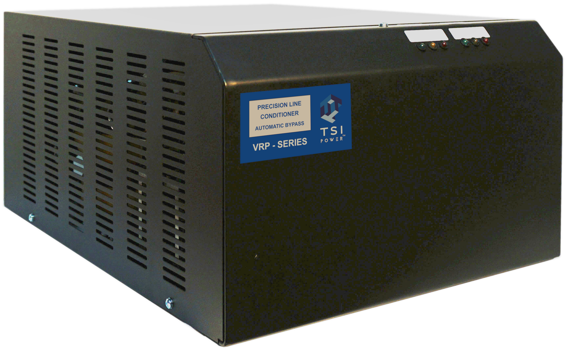 A black box with a blue label that says tsi