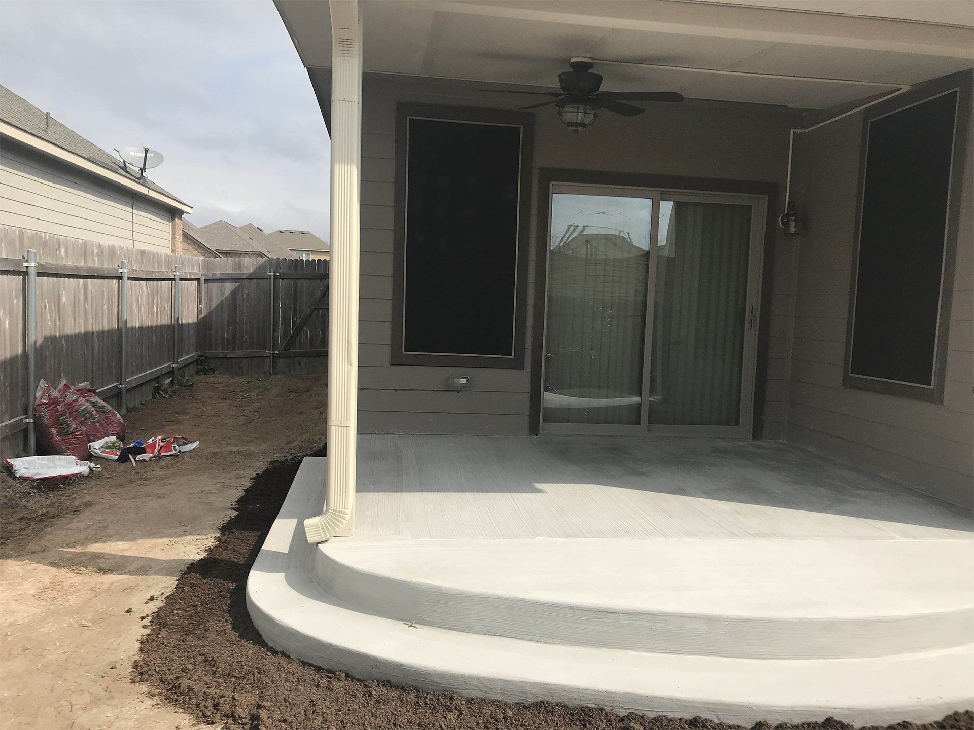 After House Porch Installation