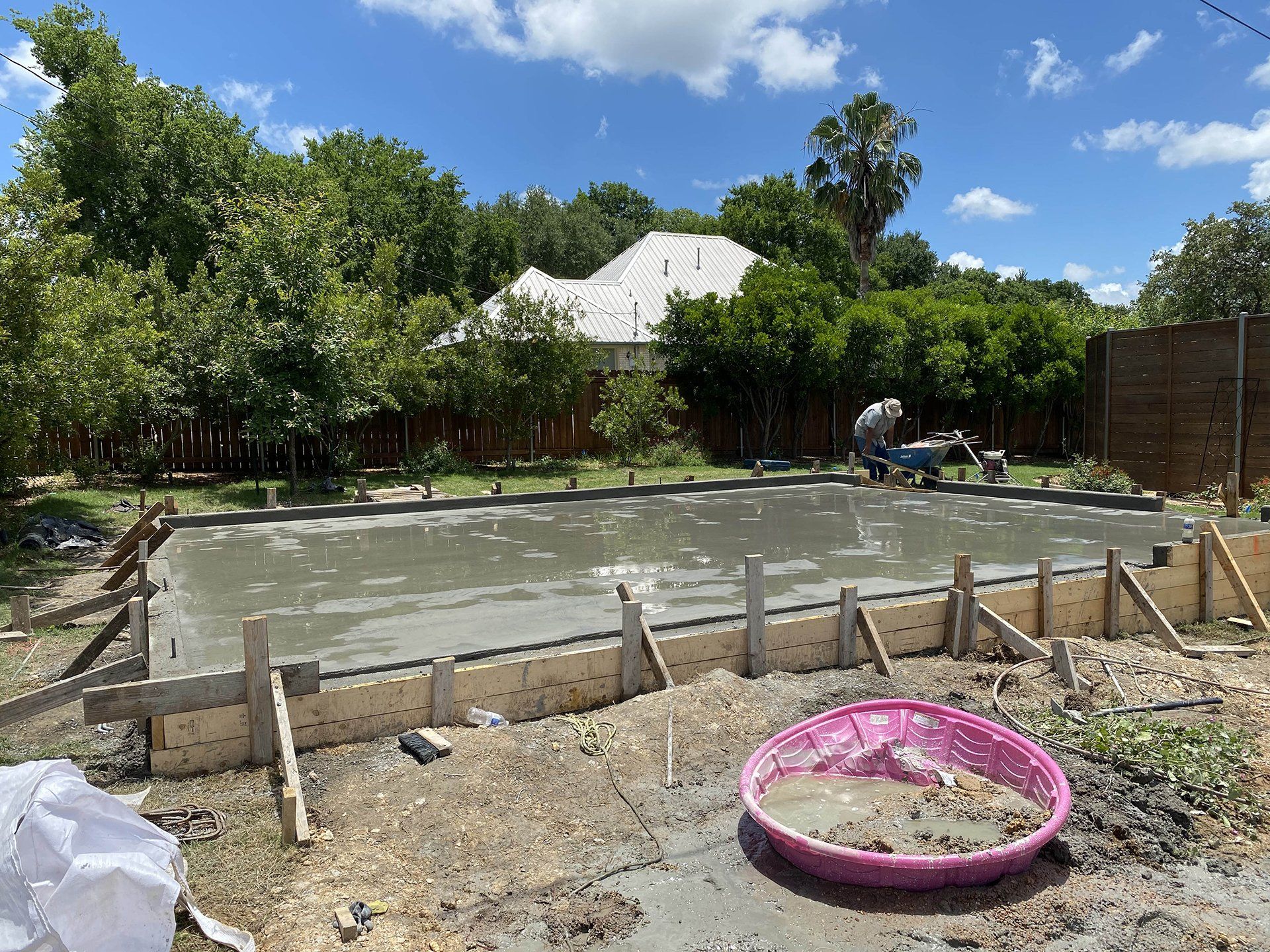 After Concrete Floor Installation