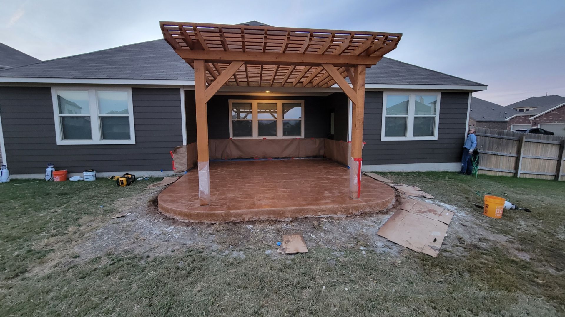 Concrete Patio