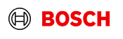 Bosch logo with red text and circular emblem on a white background
