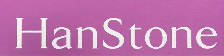 HanStone logo in white serif text on a purple background