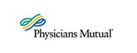 Physicians Mutual logo: green, blue, and gold intertwined symbol with the company name.